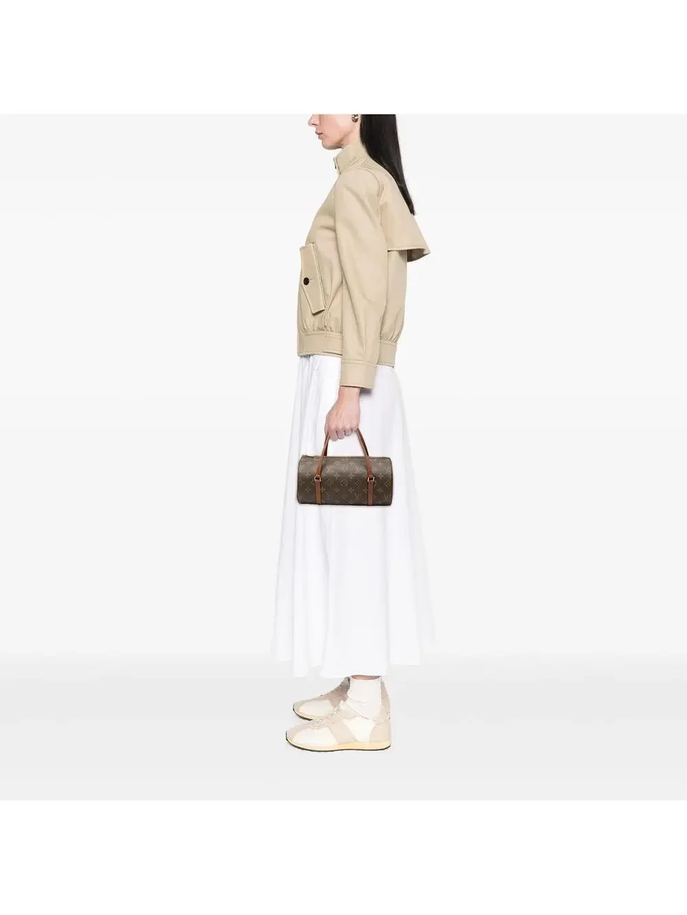 Louis Vuitton Papillon Handbag Canvas #340960L95B